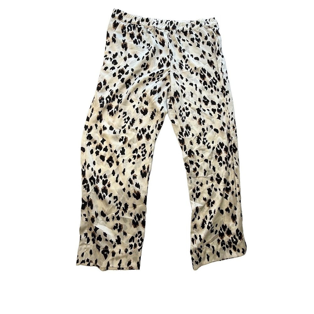 Secret Treasures Leopard Print Pajama Lounge Pants L 12-14
